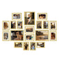 upsimples Picture Frames set of 19, Including 8x10, 5x7, 4x6 Black Frame