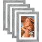 Vittanly 8x10 Picture Frames Set of 4, for Wall or Tabletop, Pale Pink