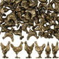 Civaner 24 Pcs Mini Sheep Figurines, Miniature Lamb, Mini Brass Figurines