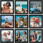 Vittanly 8x10 Picture Frames Set of 9 for Wall or Tabletop Display, Gold
