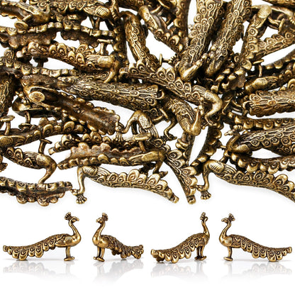 Civaner 24 Pcs Mini Sheep Figurines, Miniature Lamb, Mini Brass Figurines