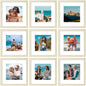 Vittanly 8x10 Picture Frames Set of 9 for Wall or Tabletop Display, Gold