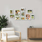 J.M.Deco Arched Collage Picture Frames Wall for Decor 9 Pieces 4 x 6 Photos