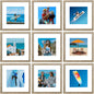 Vittanly 8x10 Picture Frames Set of 9 for Wall or Tabletop Display, Gold