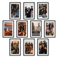 upsimples 4x6 Picture Frame, Photo Collage Wall Decor Set of 10, Black
