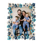 4x6 Pink Flower Picture Frame with Rhinestones