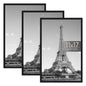 upsimples 16x24 Poster Frame, Easy Slide-In Assembly, Black, 3 Pack