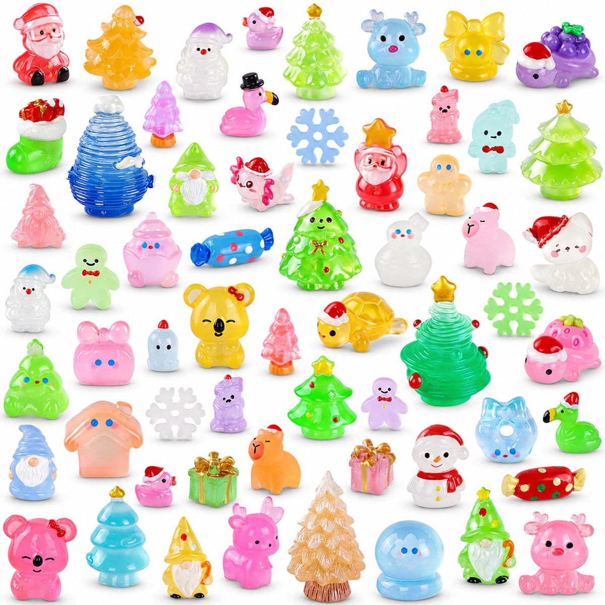 DIYDEC 40pcs Mini Resin Animal 40 Styles Tiny Resin Animals Miniature Little Small Animal Figures Bulk for Micro Fairy Garden Landscape Accessories Dollhouse Hide Crafts Decor Aquarium Toys
