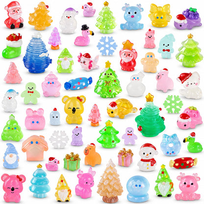DIYDEC 40pcs Mini Resin Animal 40 Styles Tiny Resin Animals Miniature Little Small Animal Figures Bulk for Micro Fairy Garden Landscape Accessories Dollhouse Hide Crafts Decor Aquarium Toys