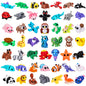 ywevyezc 42 Pcs Mini Resin Animals 42 Styles Resin Animals Figurines Bulk for Micro Garden Hide Accessories Crafts Decor