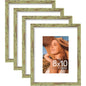 Vittanly 8x10 Picture Frames Set of 4, for Wall or Tabletop, Pale Pink