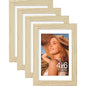 Vittanly 8x10 Picture Frames Set of 4, for Wall or Tabletop, Pale Pink