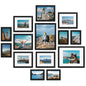 Vittanly 10 Pack Picture Frames Collage Wall Decor, Black