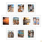 upsimples 4x6 Picture Frame, Photo Collage Wall Decor Set of 10, Black