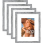 Vittanly 8x10 Picture Frames Set of 4, for Wall or Tabletop, Pale Pink