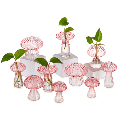 Glasseam Mushroom Plant Propagation Station, Small Glass Propagation Vases