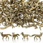 Civaner 24 Pcs Mini Sheep Figurines, Miniature Lamb, Mini Brass Figurines