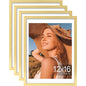 Vittanly 8x10 Picture Frames Set of 4, for Wall or Tabletop, Pale Pink