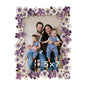 4x6 Pink Flower Picture Frame with Rhinestones