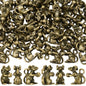 Civaner 24 Pcs Mini Sheep Figurines, Miniature Lamb, Mini Brass Figurines
