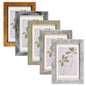 Fixwal 5x7 Picture Frame Set of 5 with Tempered Glass, Multicolor