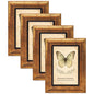 XUANLUO 5x7 Picture Frames Set of 4,Rustic Retro Photo Frame(Multicolor)