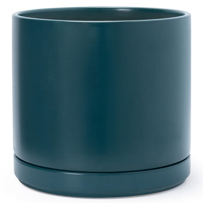D'vine Dev 3.5 Inch Ceramic Planter Pot, Teal, 94-O-A-9