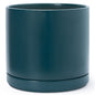 D'vine Dev 3.5 Inch Ceramic Planter Pot, Teal, 94-O-A-9