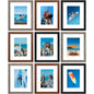 Vittanly 8x10 Picture Frames Set of 9 for Wall or Tabletop Display, Gold