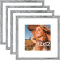 Vittanly 8x10 Picture Frames Set of 4, for Wall or Tabletop, Pale Pink