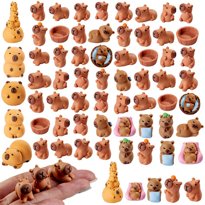 12 Pcs Mini Elephant Figurines - Fairy Garden Decor,Miniature Landscape Ornaments,DIY Craft Projects,Home Decoration Access