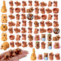 12 Pcs Mini Elephant Figurines - Fairy Garden Decor,Miniature Landscape Ornaments,DIY Craft Projects,Home Decoration Access