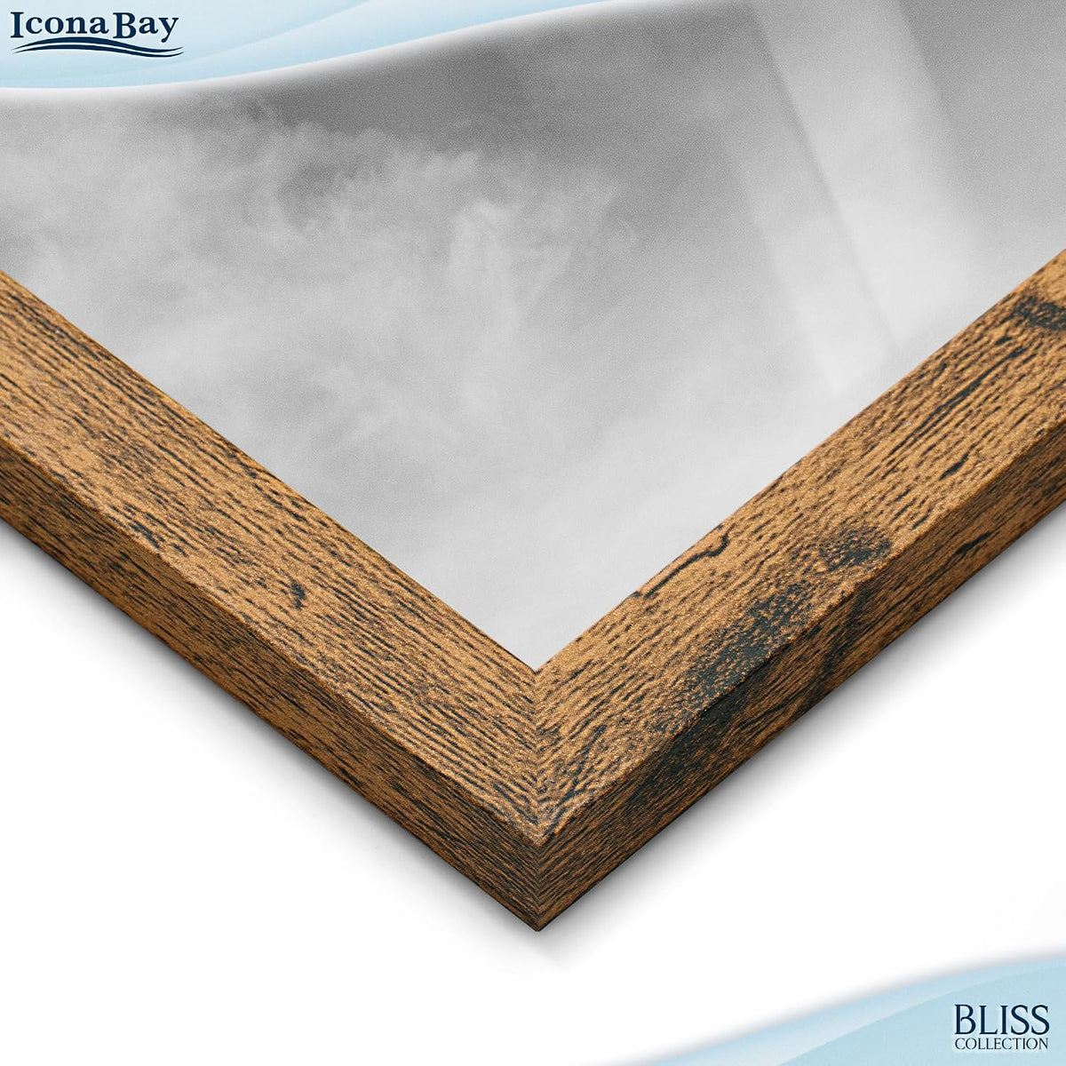 4x6 Hanging Picture Frames Collage with 8 Openings - Rustic Brown, 2 PK