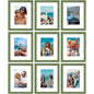 Vittanly 8x10 Picture Frames Set of 9 for Wall or Tabletop Display, Gold