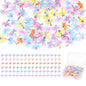 60Pcs Mini Resin Butterflies, Miniature Dollhouse Accessories Tiny Butterflies for Crafts, Mini Resin Animals Figurines for DIY Fairy Garden Dollhouse Micro Landscaping Decoration