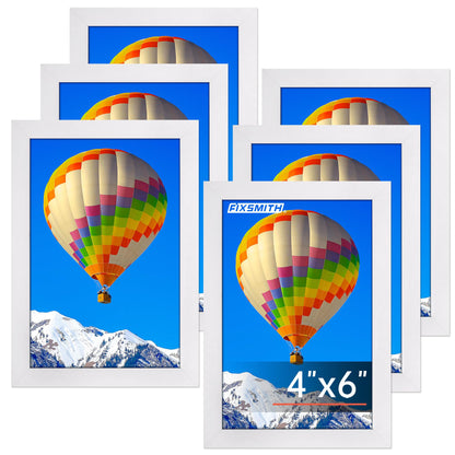 FIXSMITH 10 Pack Picture Frames Collage Wall Decor for Mounting or Tabletop Display, Gallery Wall Frame Set with Two 8x10 Black Frames, Four 5x7 Frames and Four 4x6 Frames, Multi-Pack Photo Frame Set