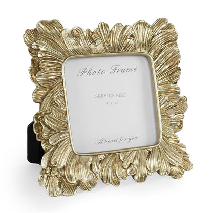Cuspin 4x6 Vintage Picture Frame Gold Ornate Resin Arched Photo Frame