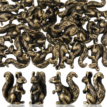Civaner 24 Pcs Mini Sheep Figurines, Miniature Lamb, Mini Brass Figurines