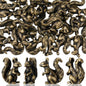 Civaner 24 Pcs Mini Sheep Figurines, Miniature Lamb, Mini Brass Figurines