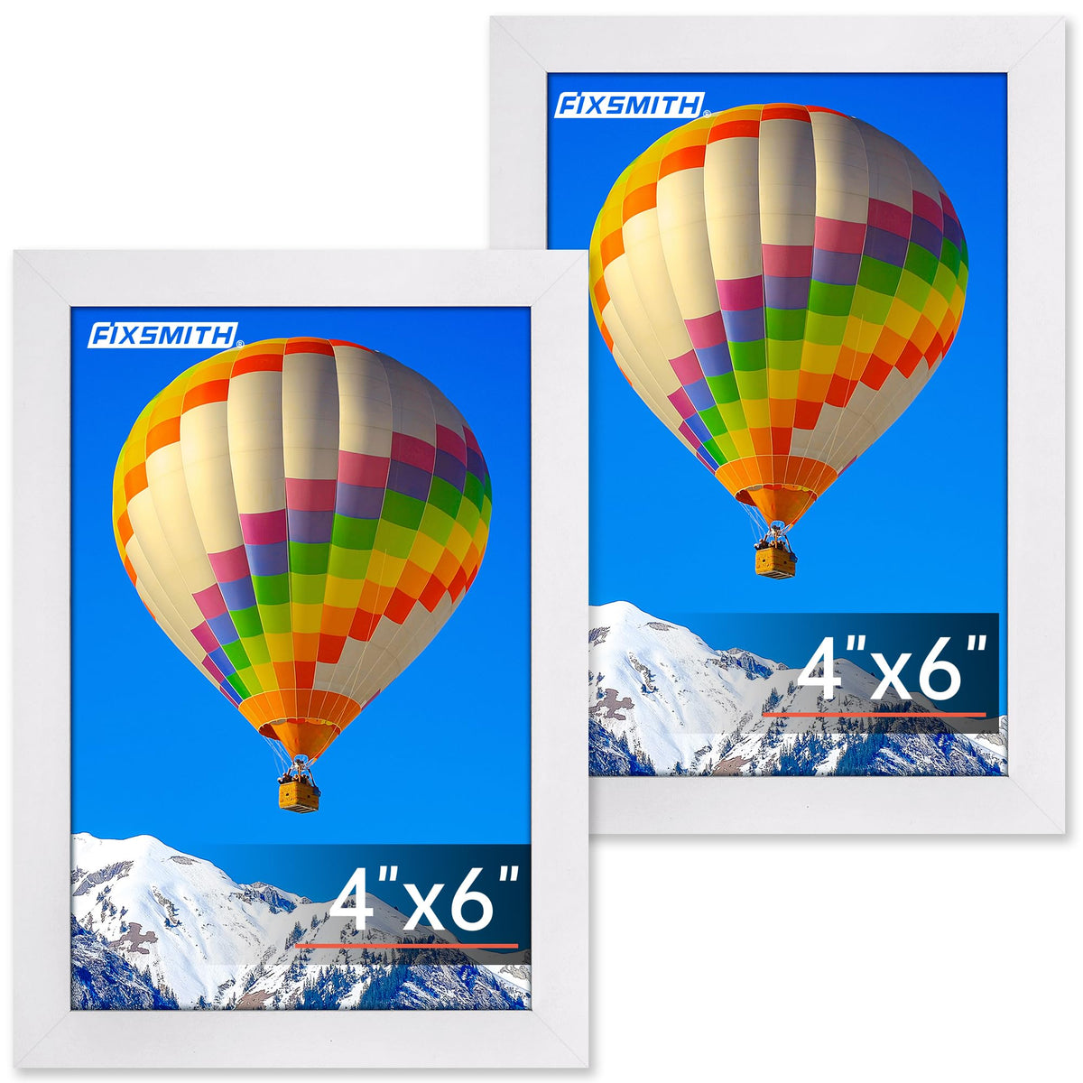 FIXSMITH 5x7 Picture Frame Bulk-4 Pack, Gold Picture Frames Collage Wall Decor, Wall & Tabletop Picture Frames, Photo Frame with HD Plexiglass, Display Pictures 4x6 with Mat or 5x7 Without Mat