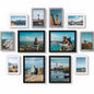Vittanly 12 Pack Picture Frames Collage Wall Decor, Black