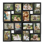 J.M.Deco Collage Picture Frames for Wall 24 Slots, Large Photo Frame Collage Wall Hanging for 4 x 6 Photo, Christmas Gift for Family or Friends - Retro Gold