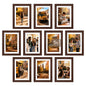 upsimples 4x6 Picture Frame, Photo Collage Wall Decor Set of 10, Black