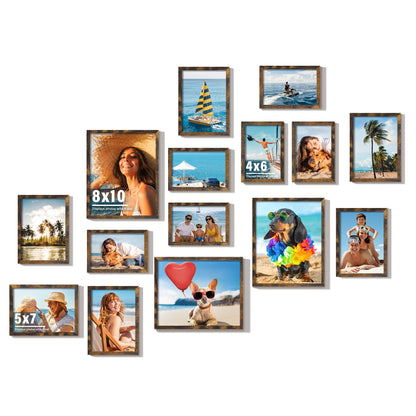 DUENPY 12 Pack Gallery Collage Frame Mixed Sizes Black