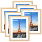 FIXSMITH 10 Pack Picture Frames Collage Wall Decor for Mounting or Tabletop Display, Gallery Wall Frame Set with Two 8x10 Black Frames, Four 5x7 Frames and Four 4x6 Frames, Multi-Pack Photo Frame Set