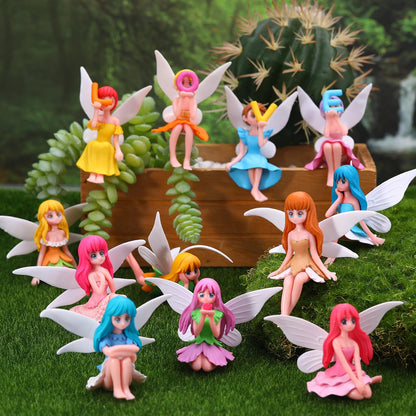 20 Pcs Fairy Figurines Miniature Fairies Full Collection Garden