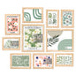 upsimples Picture Frames Set of 10, Including 8x10, 5x7, 4x6 Black Frame