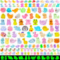 ywevyezc 42 Pcs Mini Resin Animals 42 Styles Resin Animals Figurines Bulk for Micro Garden Hide Accessories Crafts Decor
