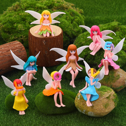 20 Pcs Fairy Figurines Miniature Fairies Full Collection Garden