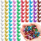 Yaocom 100 Pcs Mini Gold Duck Figurines Fall Thanksgiving Halloween Decor